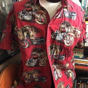 North River Outfitters Motorcycle Shirt XL short sleeve